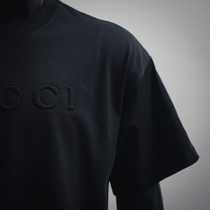 guc 25ss embossed t-shirt