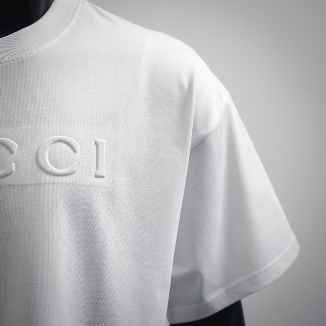 guc 25ss embossed t-shirt