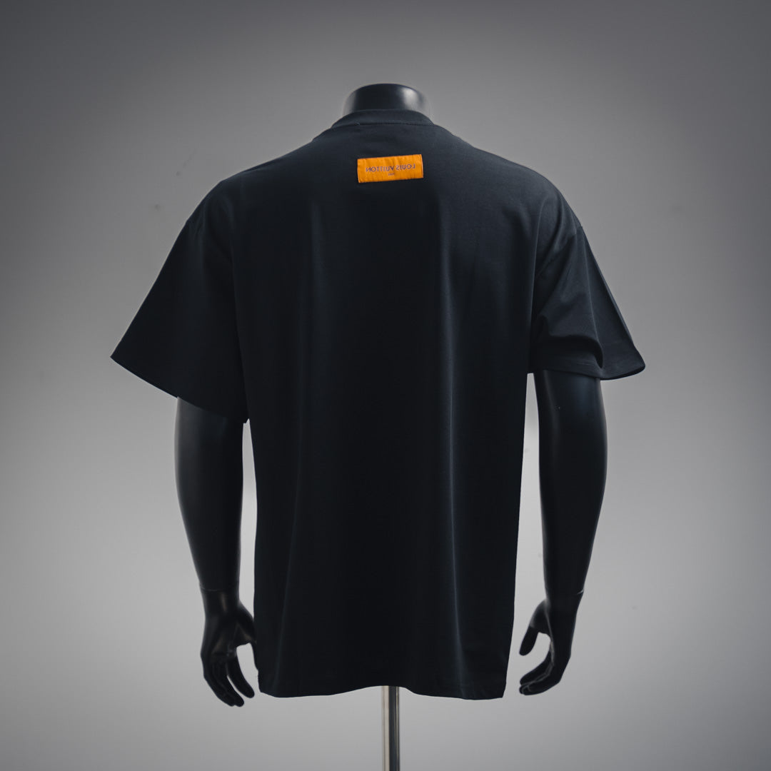 1V 25SS embossed t-shirt