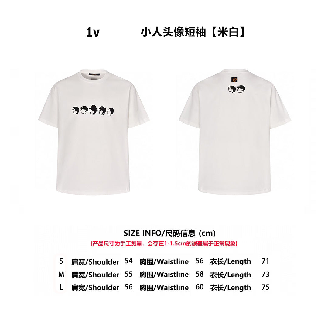 1v 25ss printed t-shirt