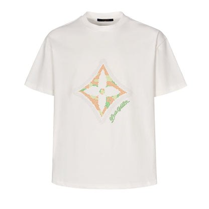 1V 25SS beaded t-shirt
