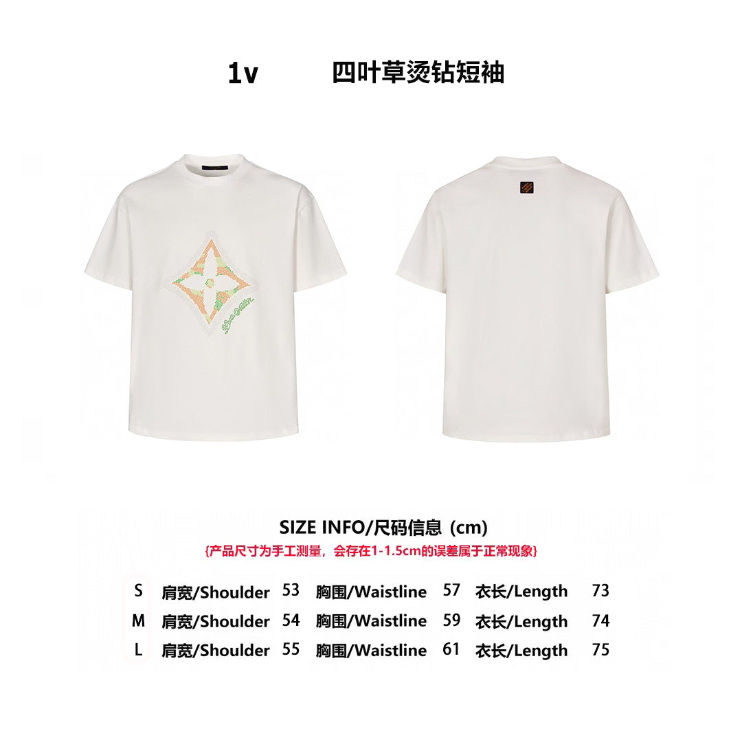 1V 25SS beaded t-shirt