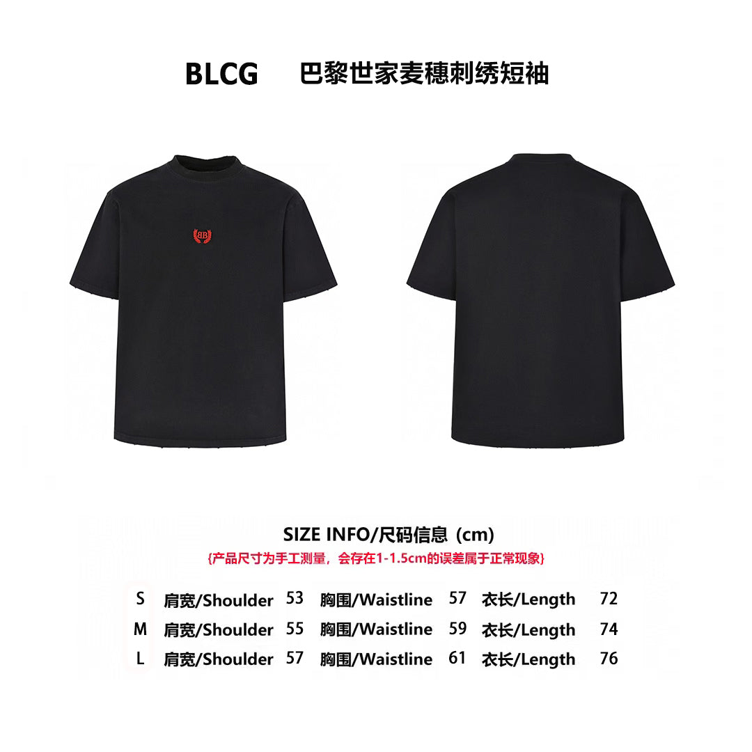 Balen 25ss embroidered t-shirt