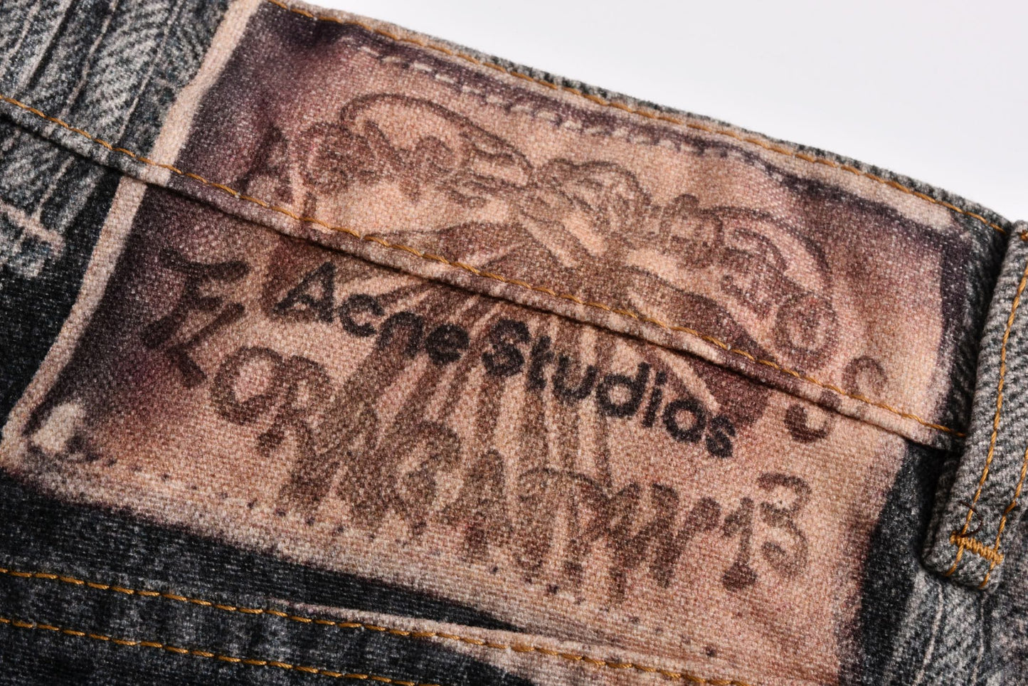 ACNE 3D printed jeans