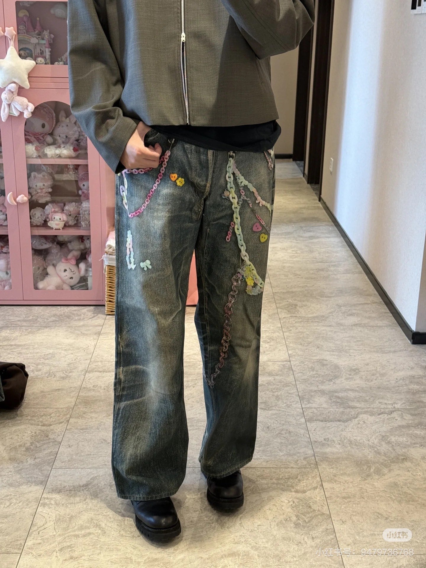 ACNE 3D printed jeans