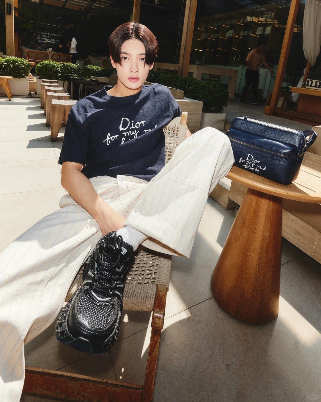 Dio 25ss embroidered t-shirt