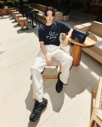Dio 25ss embroidered t-shirt