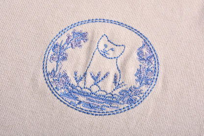 Dio 25ss cat embroidered t-shirt