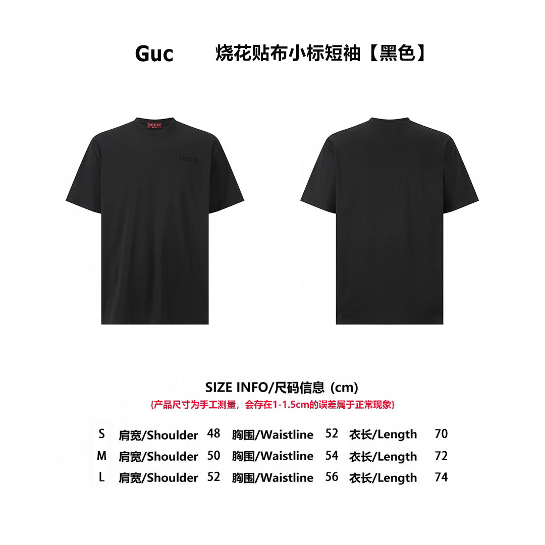 Gucc 25ss embroidered t-shirt