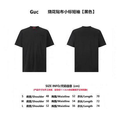 Gucc 25ss embroidered t-shirt