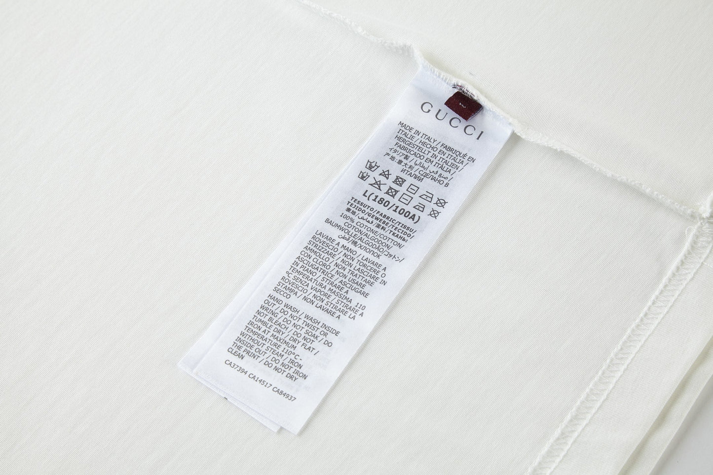 Gucc 25ss embroidered t-shirt