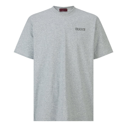 Gucc 25ss embroidered t-shirt