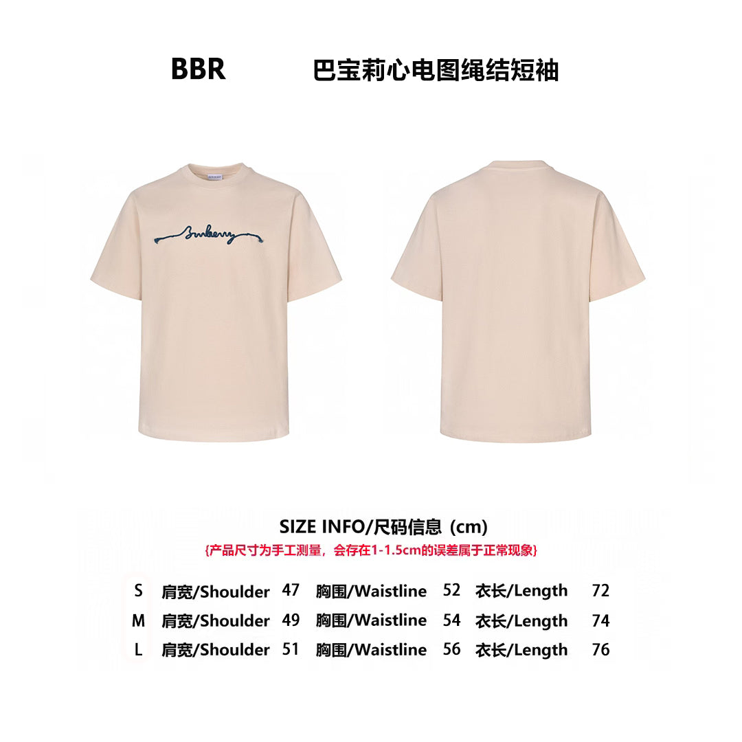 BURBER embroidered t-shirt