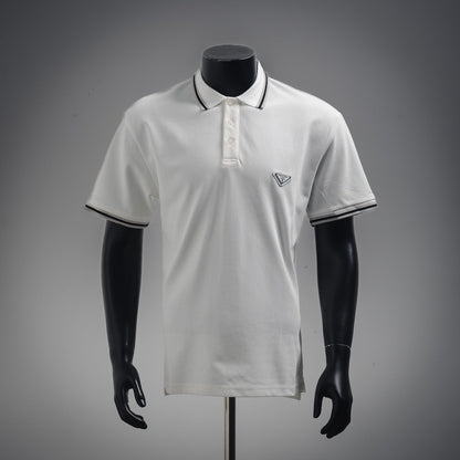 Pra 25ss webbing polo shirt