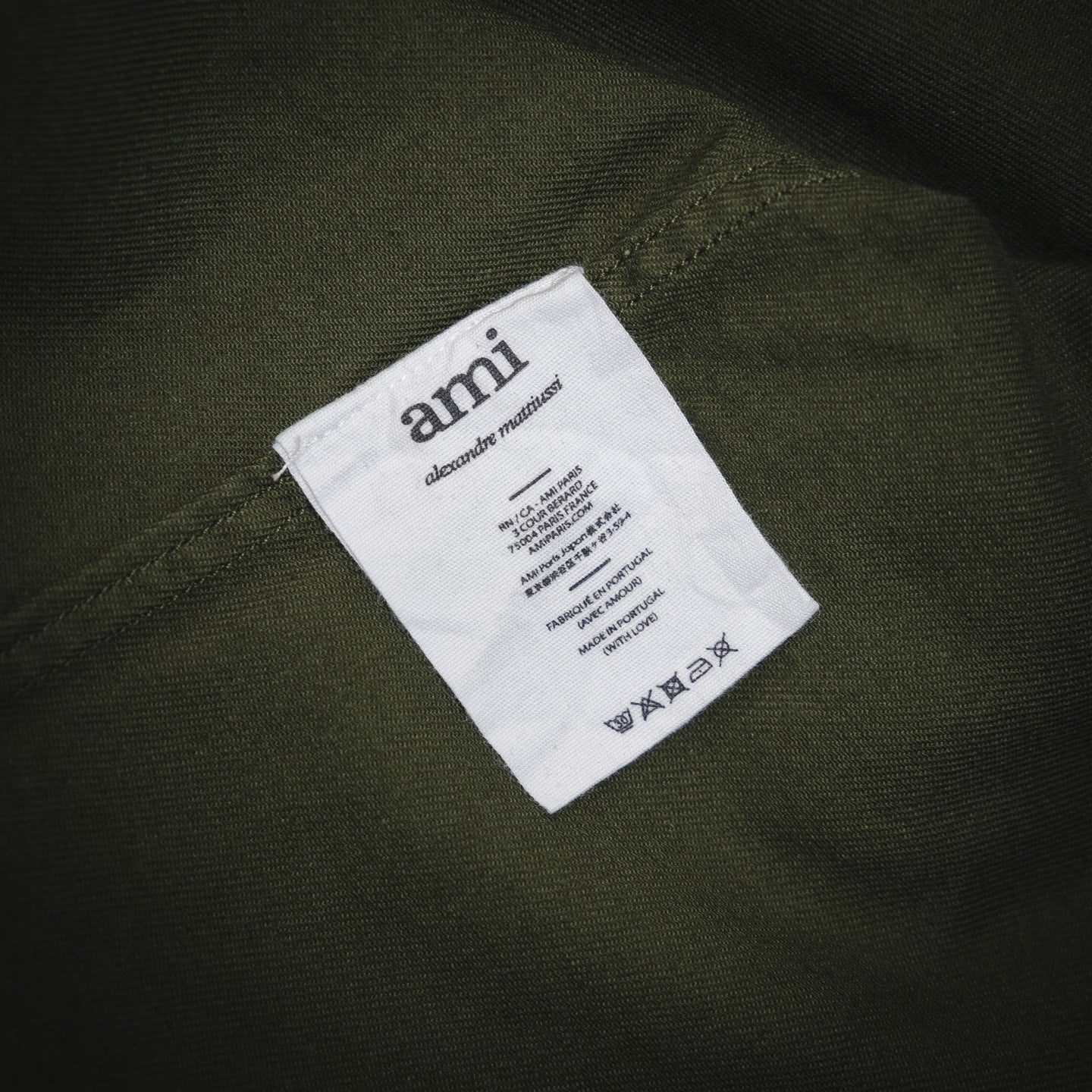 Ami embossed shirt
