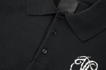 Given 25ss embroidered polo