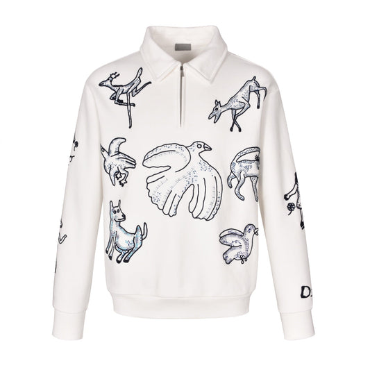 Dio embroidered sweatshirt