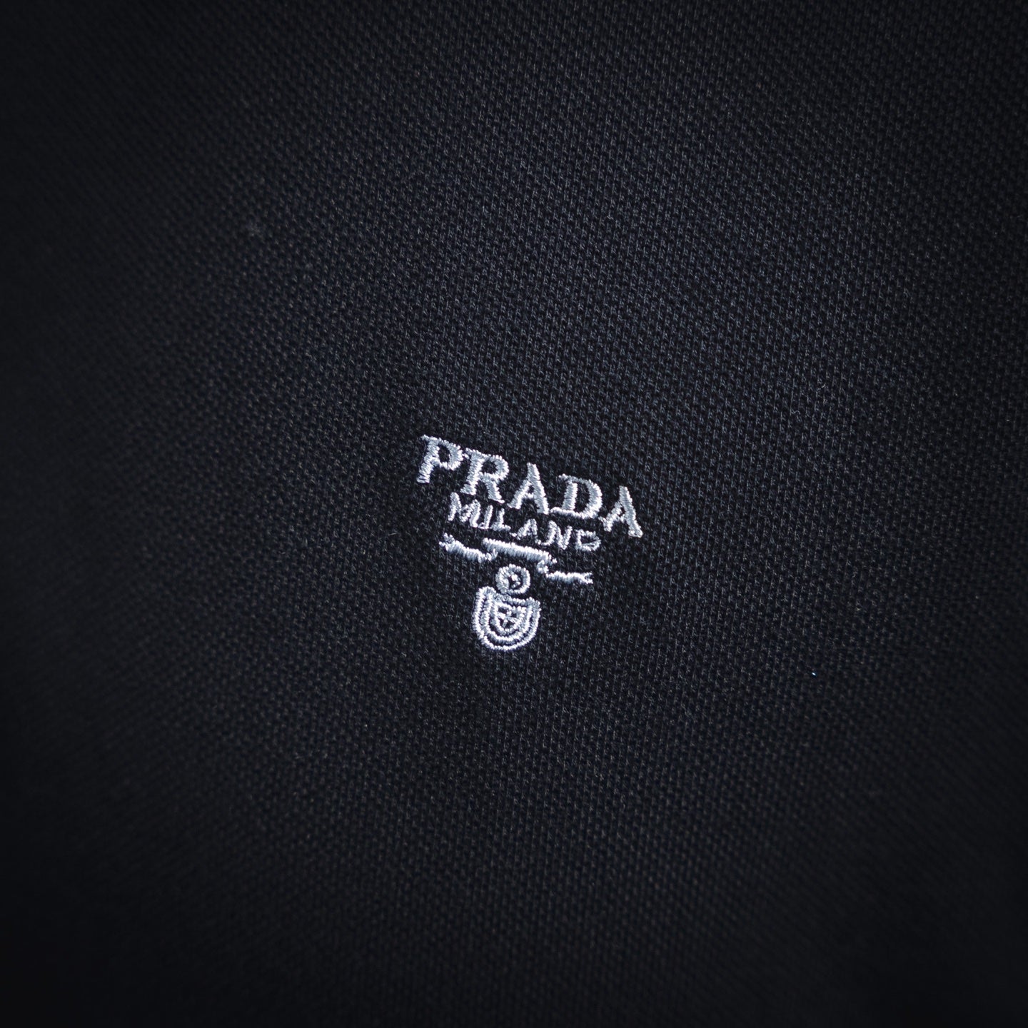 Pra 25ss embroidered polo