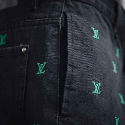 Louis 25ss embroidered jeans