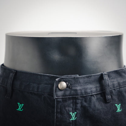 Louis 25ss embroidered jeans