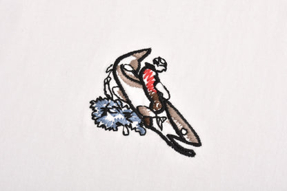 Bottega 25ss embroidered t-shirt
