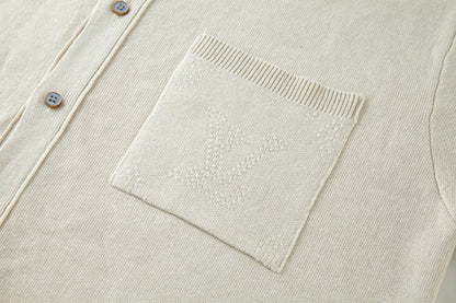 Louis 25ss jacquard knit shirt