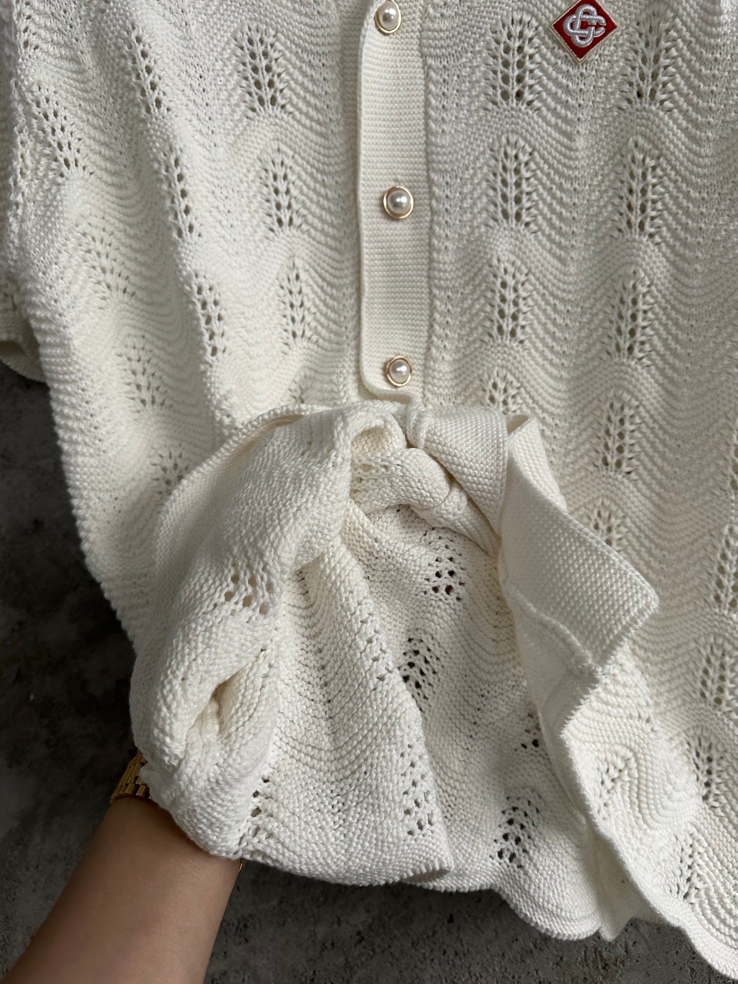 Casablan knit shirt