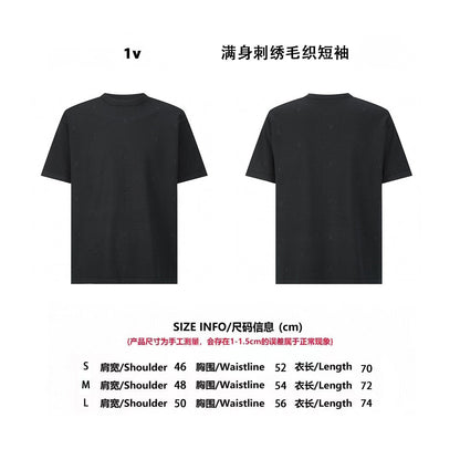 1V 25ss embroidered t-shirt