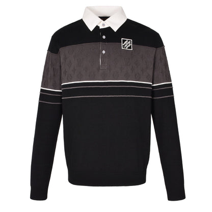 1V 25SS jacquard polo shirt