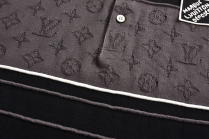 1V 25SS jacquard polo shirt