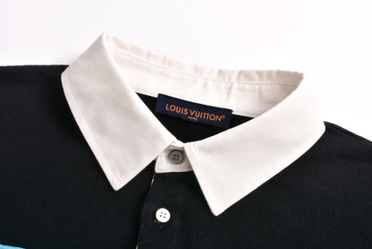 1V 25SS jacquard polo shirt