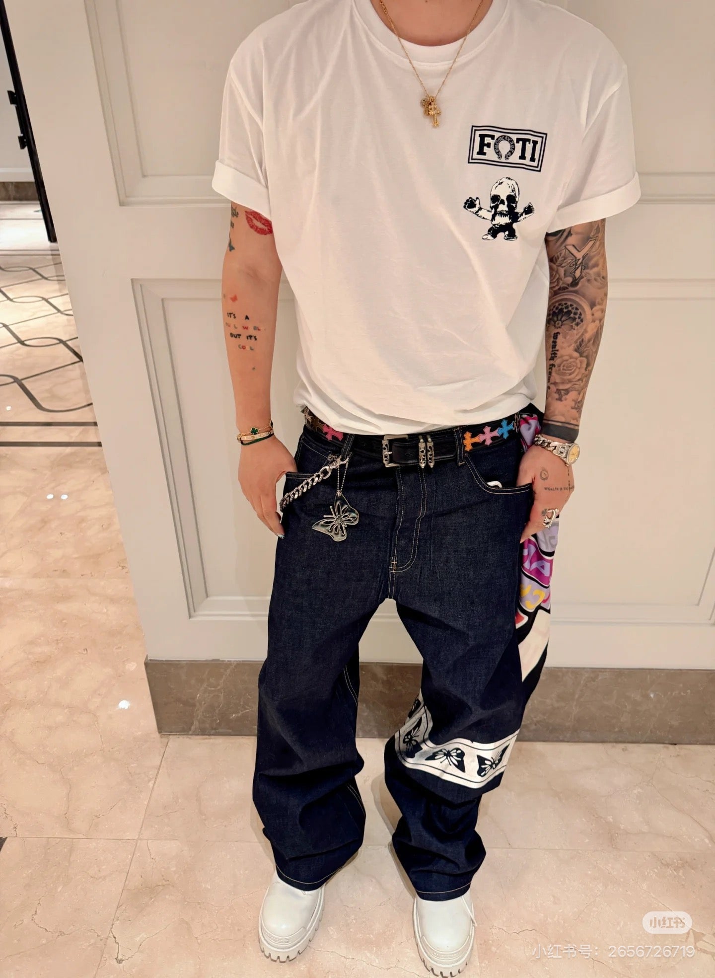 Ch 25SS print T-shirt