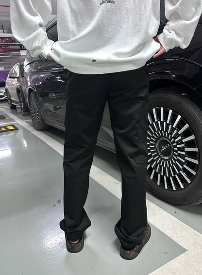 1v 24SS embroidery cargo pants