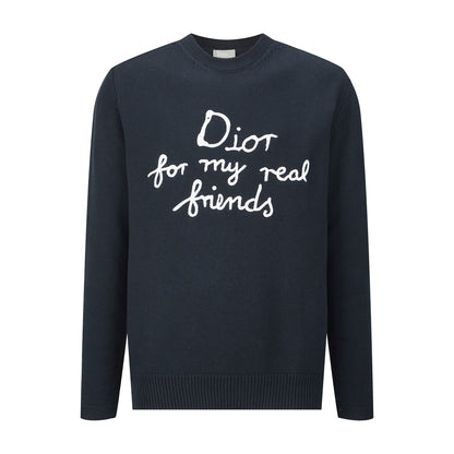 CD 25SS embroidery knit sweater