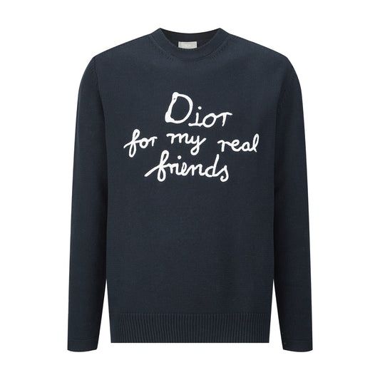 CD 25SS embroidery knit sweater