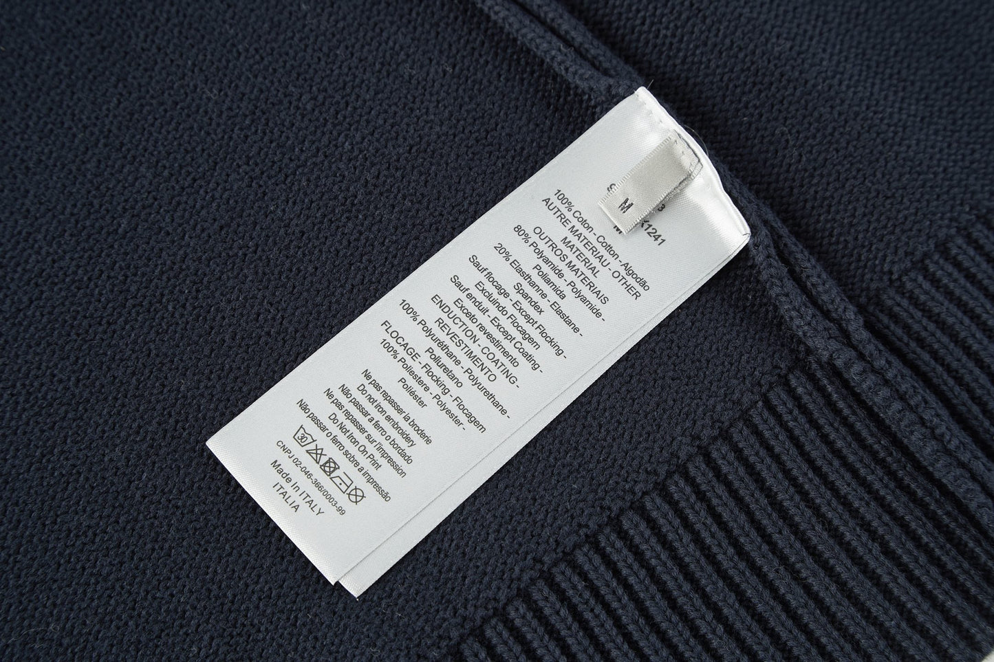 CD 25SS embroidery knit sweater