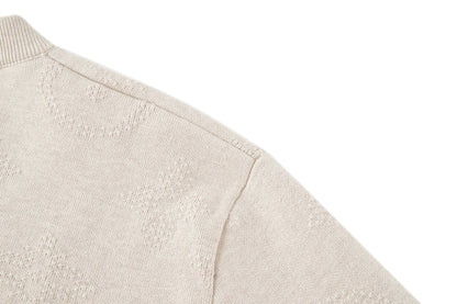 1V 25SS jacquard knitted sweater