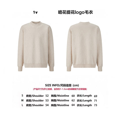 1V 25SS jacquard knitted sweater