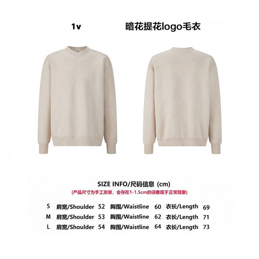 1V 25SS jacquard knitted sweater