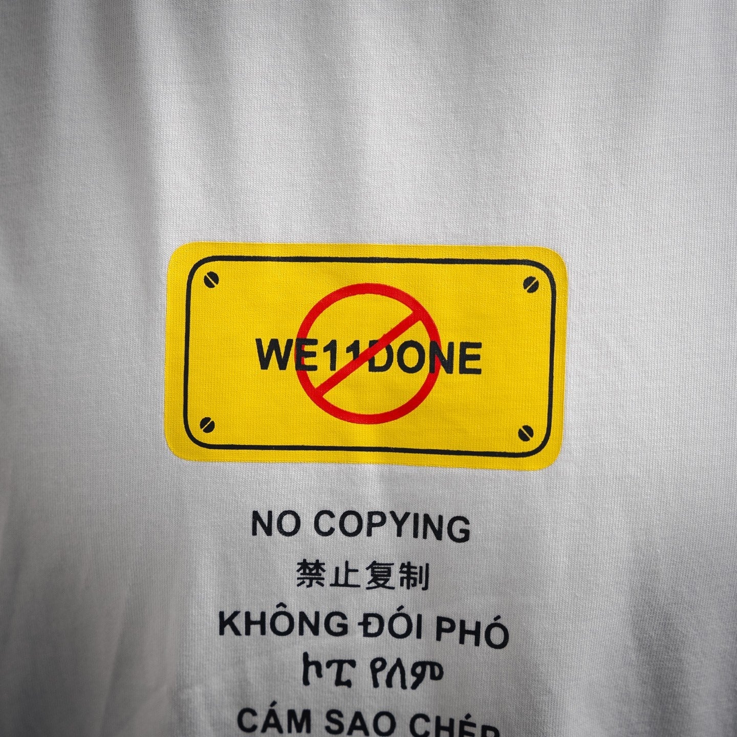 WD 25ss print t-shirt
