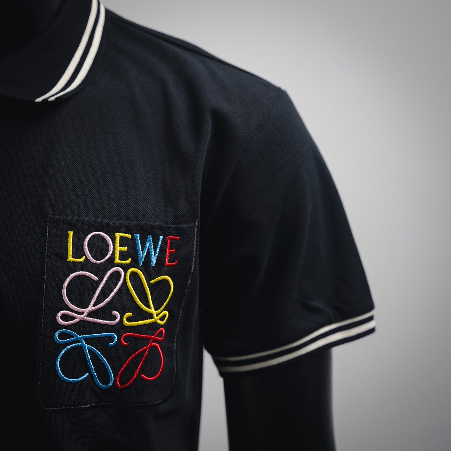 Loe 25ss embroidered polo