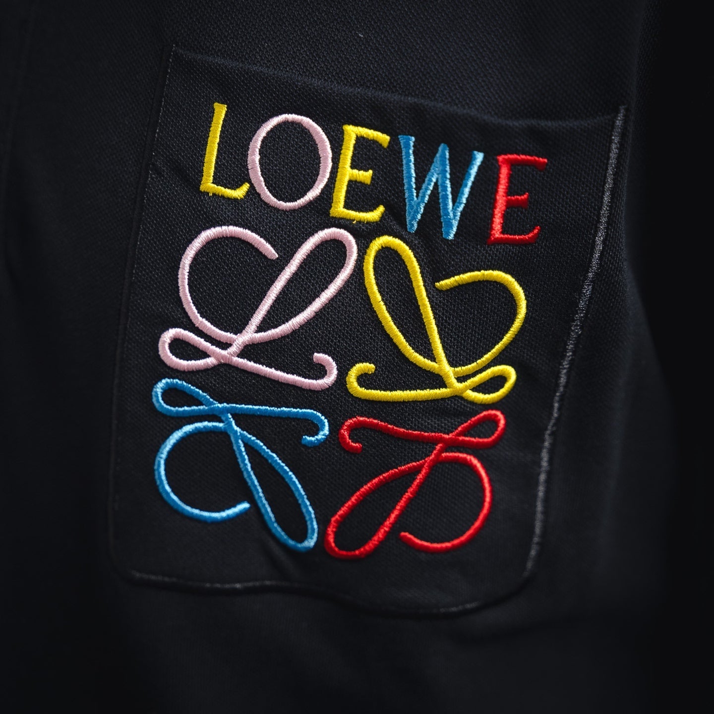 Loe 25ss embroidered polo