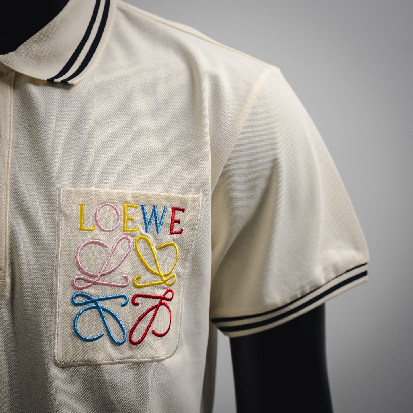 Loe 25ss embroidered polo
