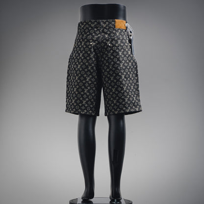 Louis 25ss jacquard denim short