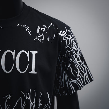 Guc 25ss print t-shirt
