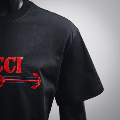 Guc 25ss embroidered t-shirt