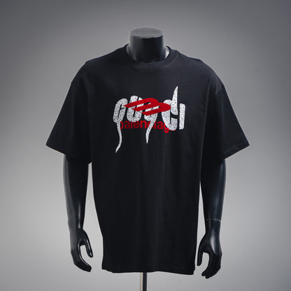 Guc x Balen flocking t-shirt
