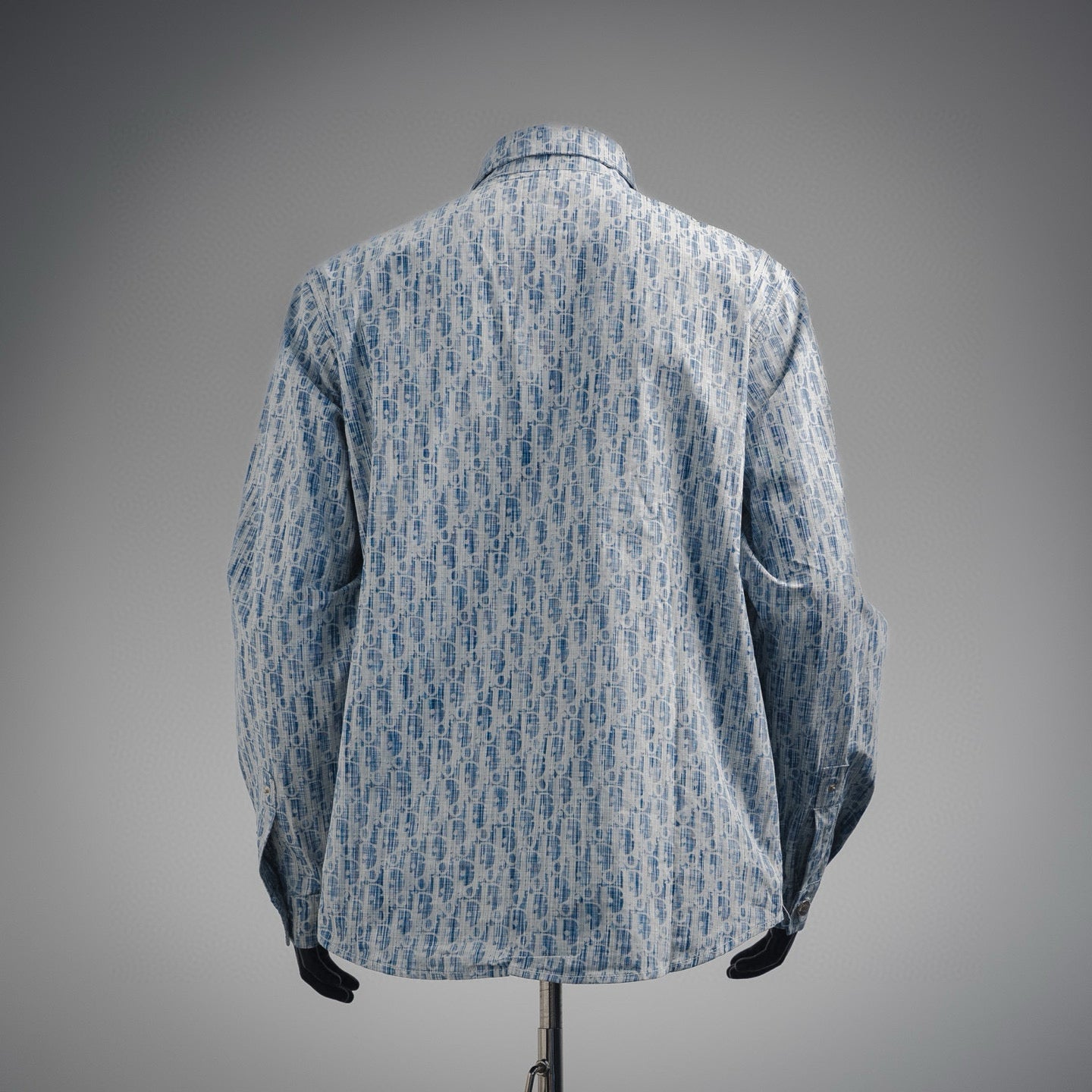 Dio 25ss jacquard denim shirt
