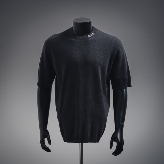 Guc 25ss jacquard knit t-shirt