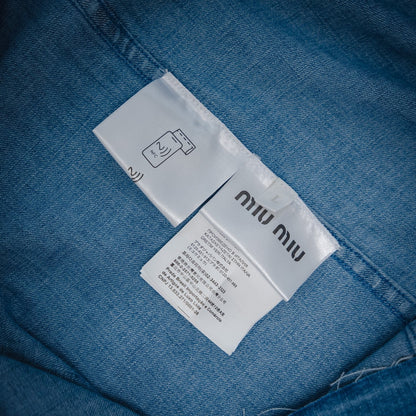Miu 25ss denim vest